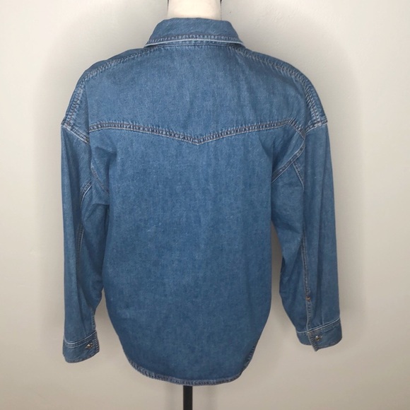 Wilfred Free Denim Button Down Shacket - Picture 8 of 11
